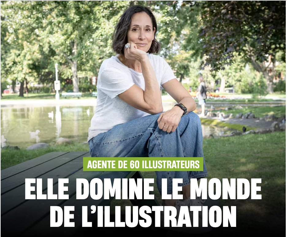 lle domine le monde de l&#8217;illustration depuis Montréal- Journal de Montréal - Anna Goodson - Anna Goodson Illustration Agency